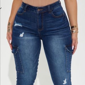 Fashion Nova Cargo Jeans